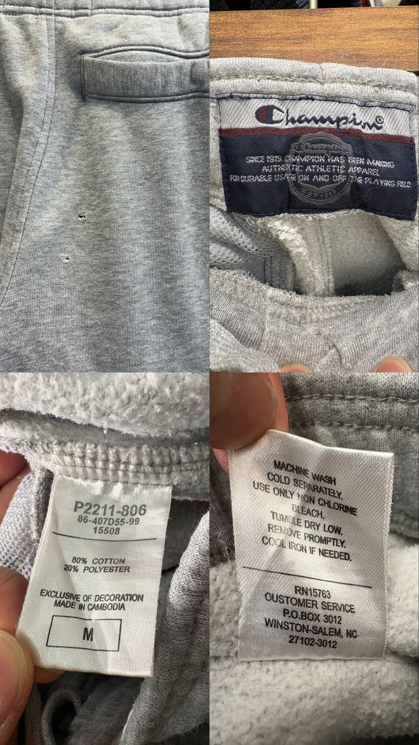 챔피온 리버스위브 조거 팬츠 상품이미지10