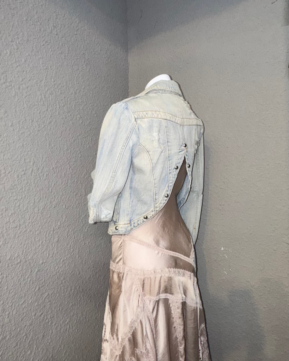 걸스 디테일 데님블레이저 상품이미지4