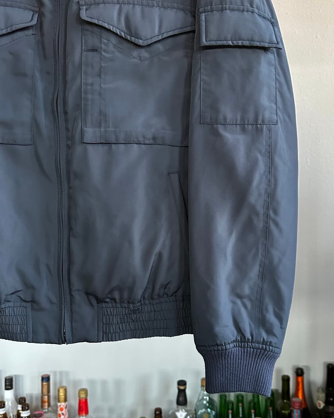 [M]브룩스 브라더스 패디드 봄버 자켓 네이비 상품이미지6