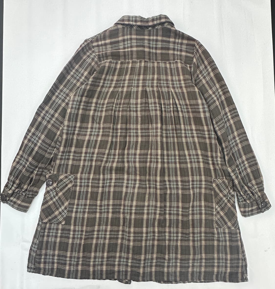 ❄️사와코의 외출복 코디세트❄️체크 원피스 후드니트 가디건 그런지 고갸루 상품이미지4