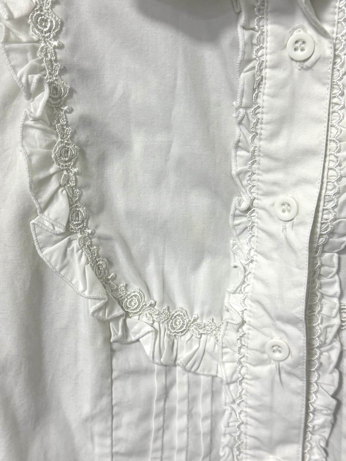 바디라인 bodyline 반팔 블라우스 고스로리 상품이미지4