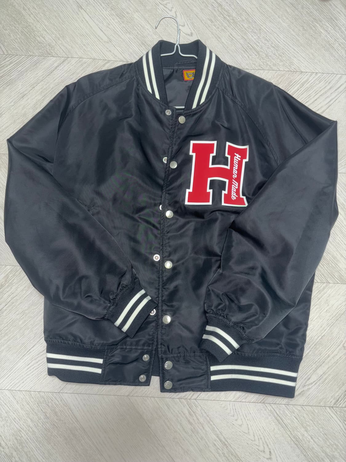 휴먼메이드 나일론 스타디움 자켓 블랙 상품이미지2