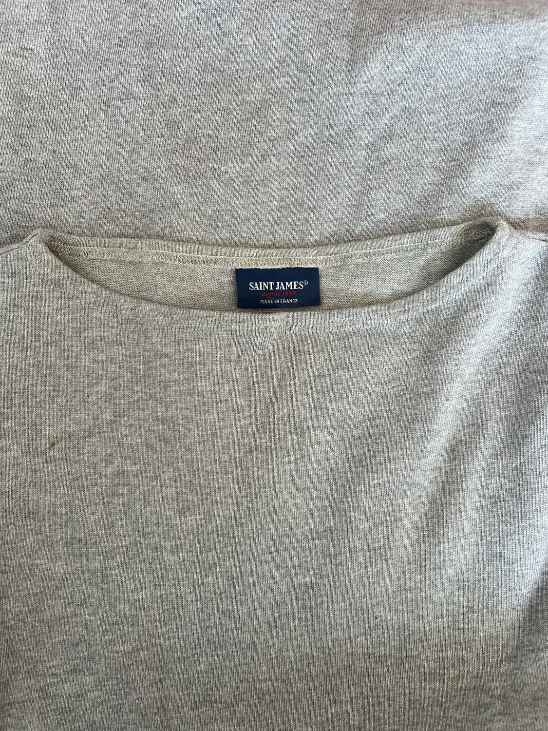 SAINT JAMES 세인트제임스 남성 그레이 보더티셔츠 코튼티셔츠 상품이미지5