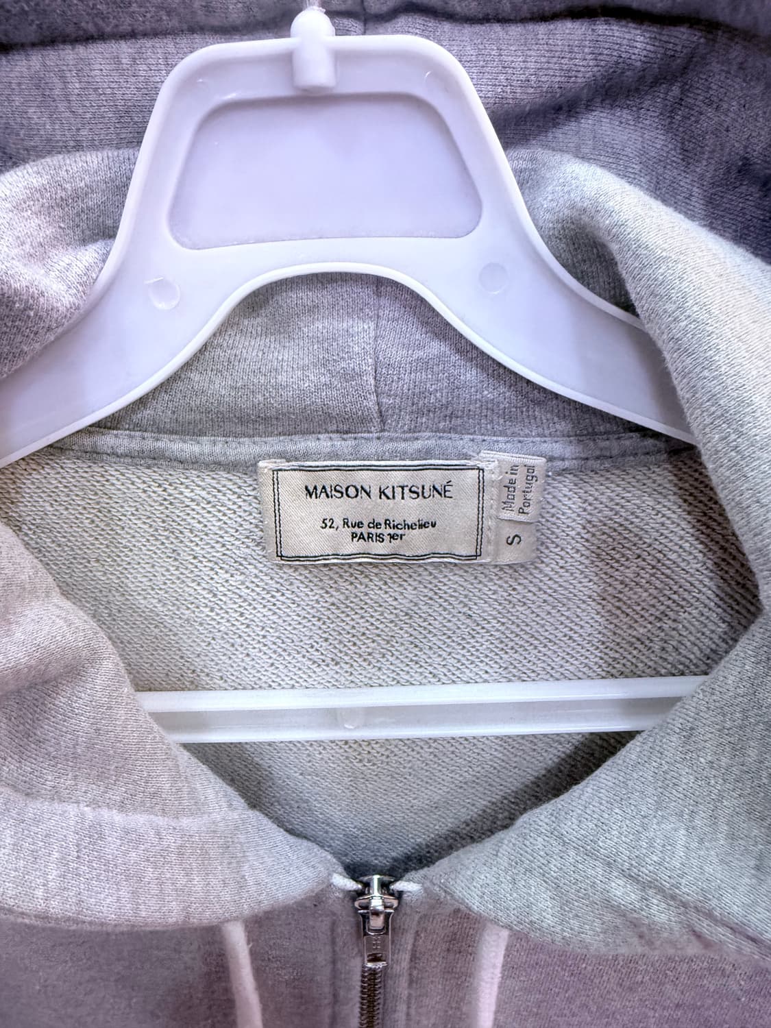 95 정품 메종키츠네 트리컬러 폭스 후드집업 팝니다 상품이미지2