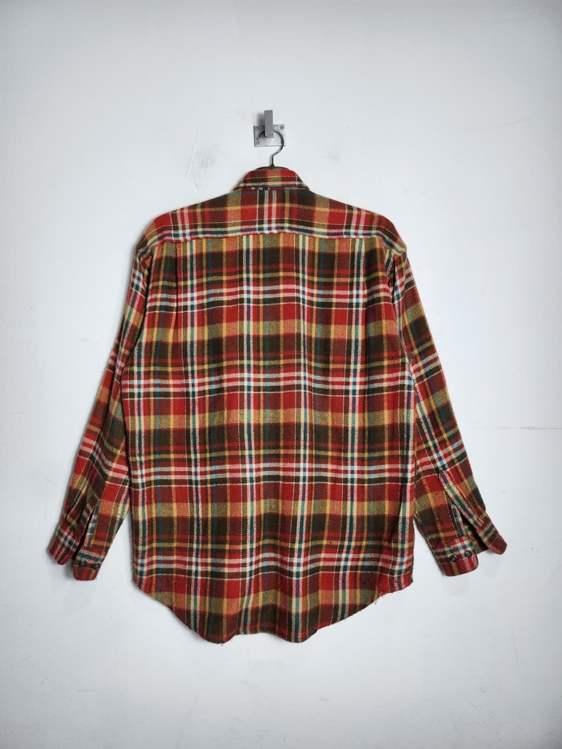 L 빈티지 체크 셔츠 상품이미지5