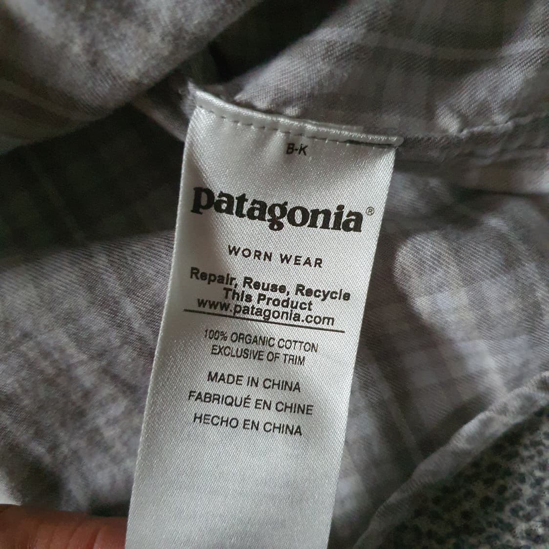 파타고니아  organic cotton 플라넬 셔츠 상품이미지5
