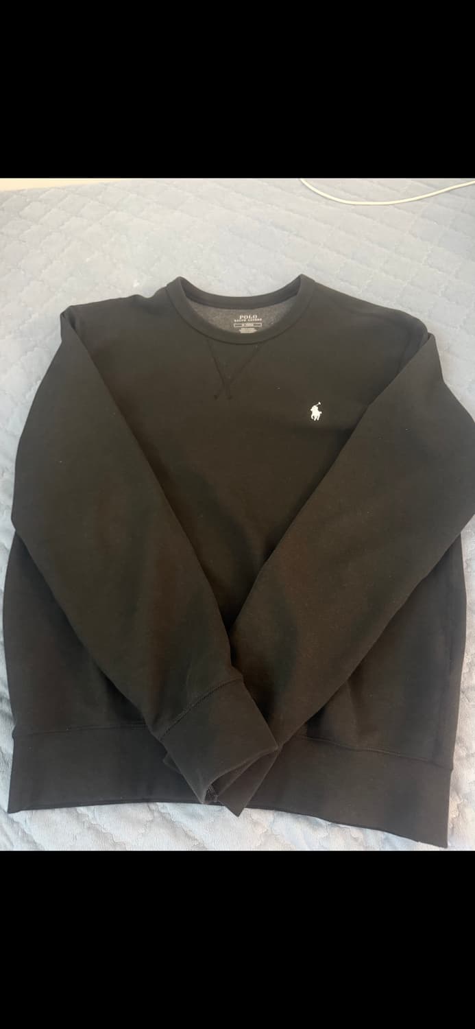 폴로 블랙 맨투맨(새상품) 상품이미지2