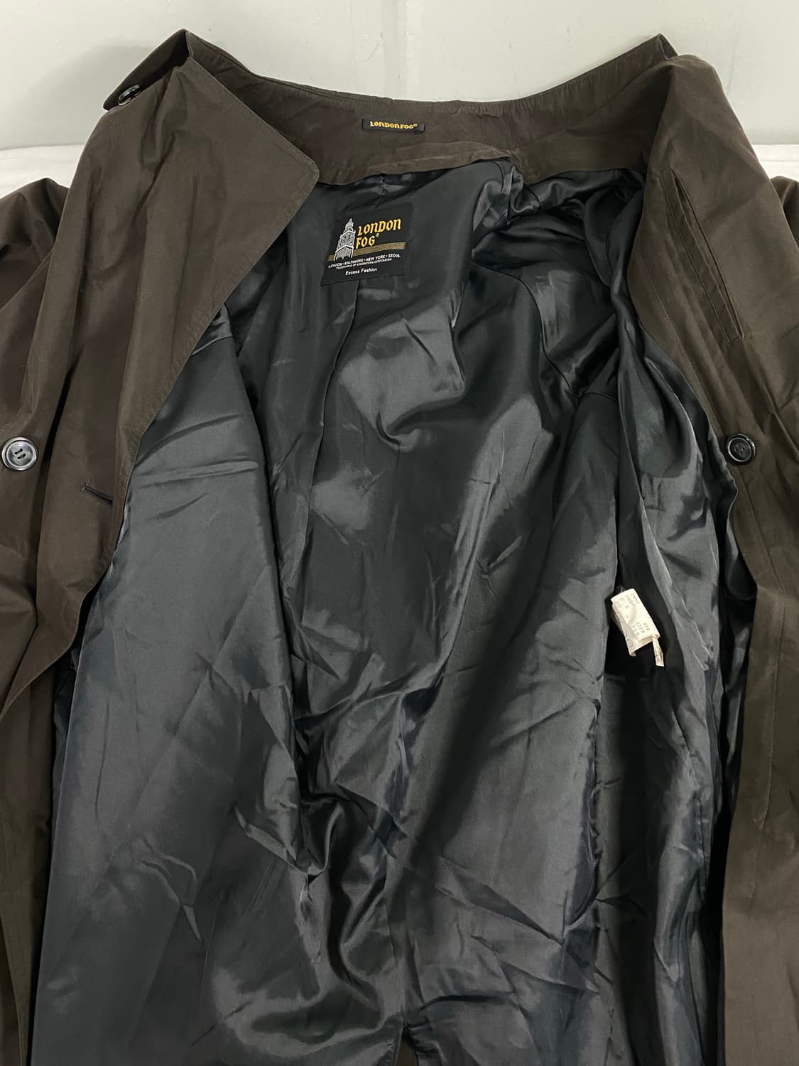 런던포그 브라운 트렌치 코트  상품이미지8