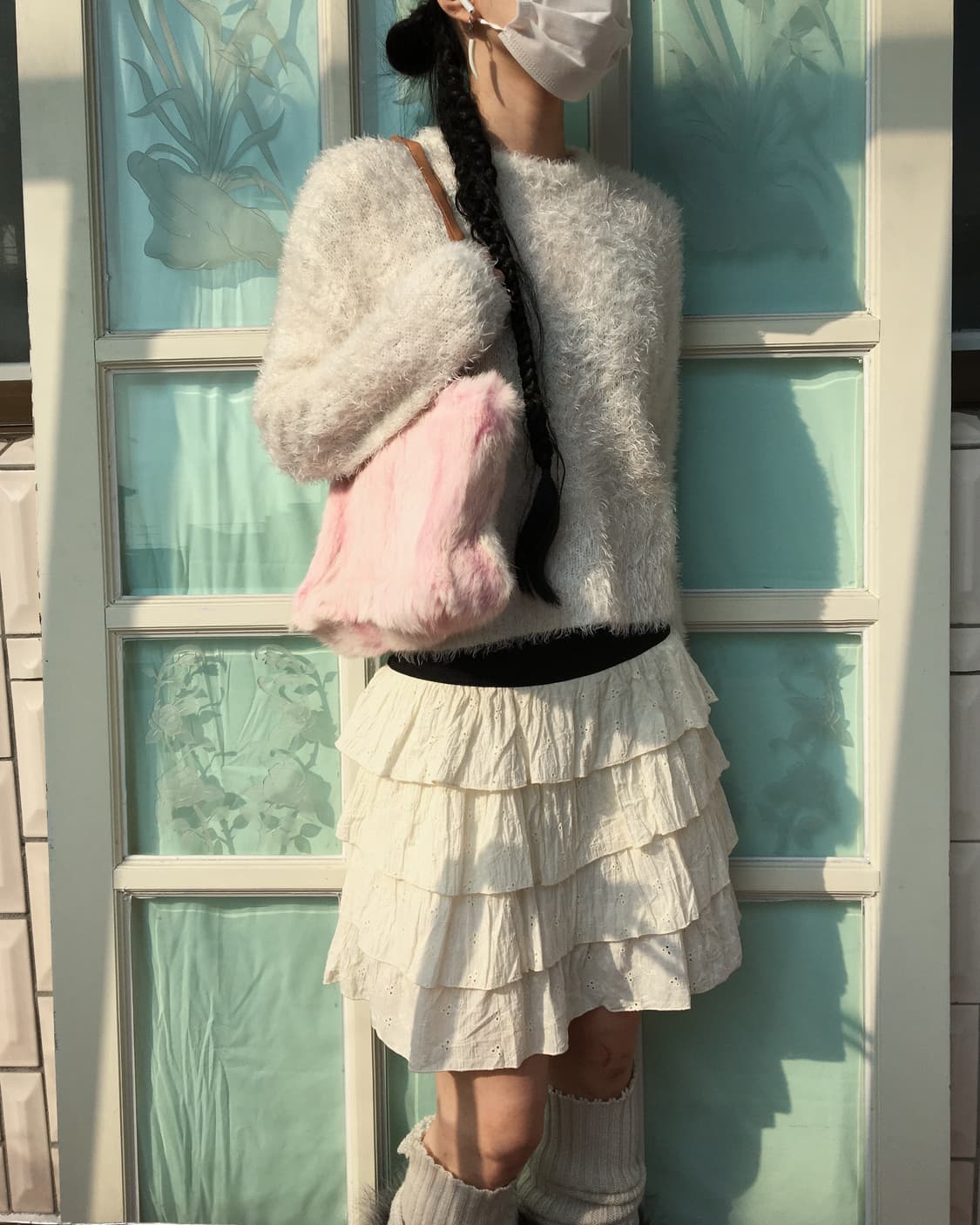  rabbit fur shoulder bag 상품이미지7
