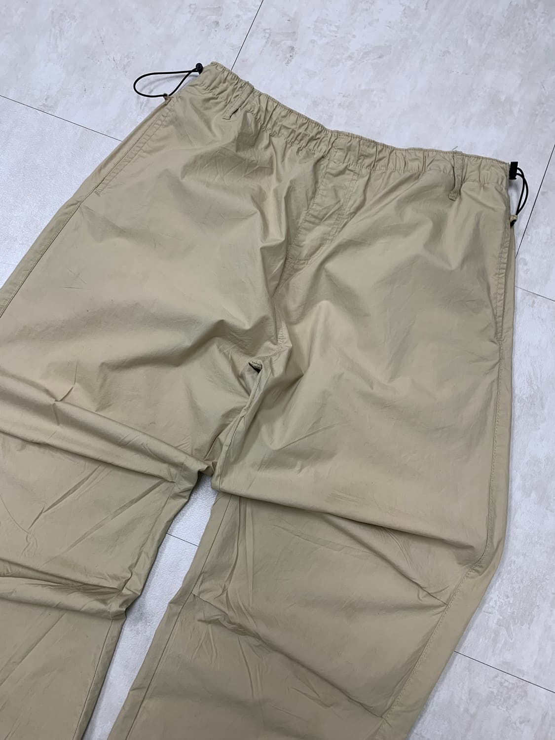 Parachute pants 베이지 와이드 팬츠 #107 상품이미지2