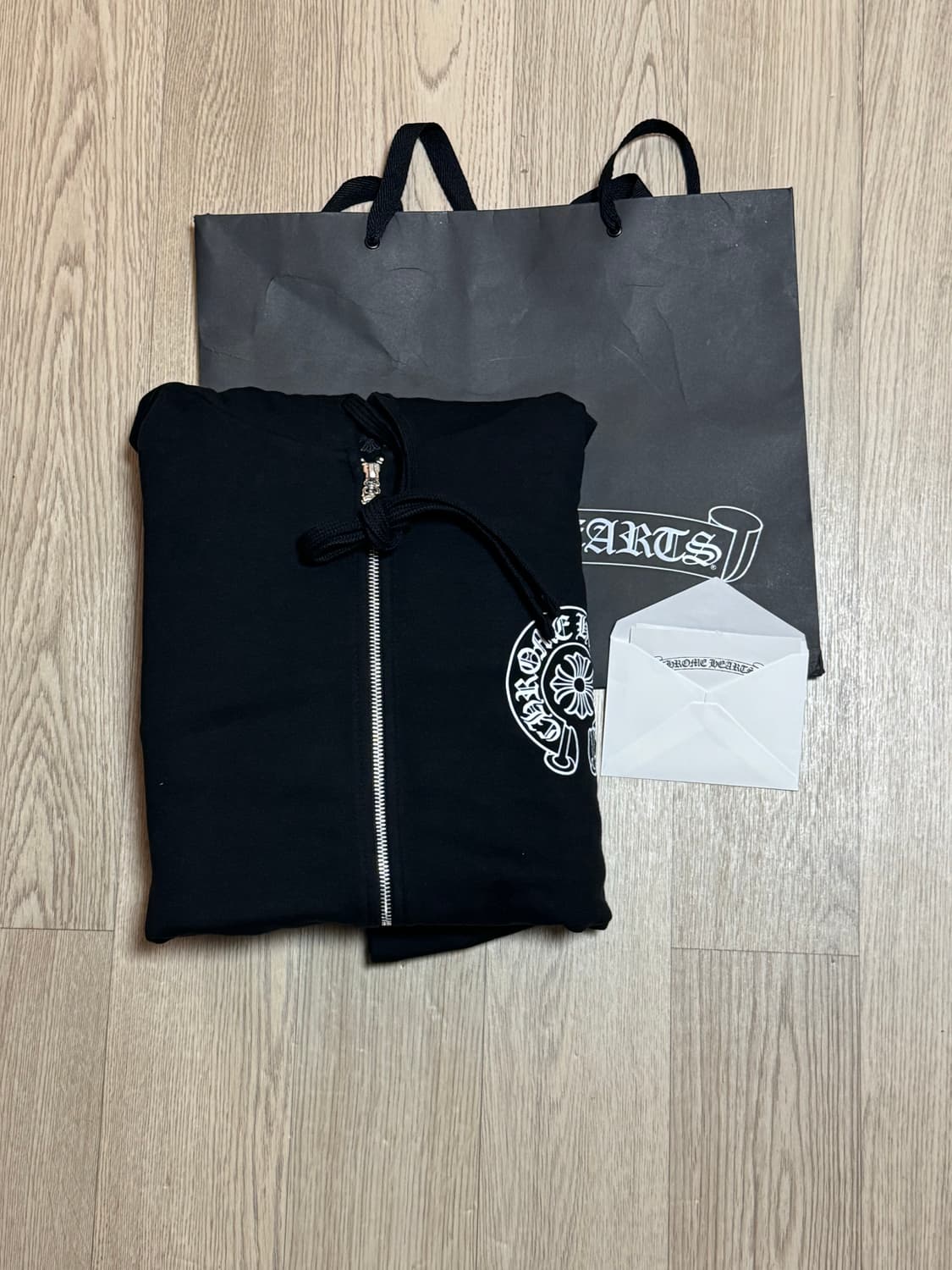 크롬하츠 홀스슈 로고 후드집업 오사카 익스클루시브 상품이미지2