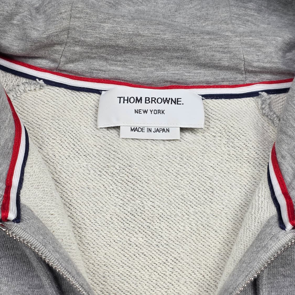 톰브라운 4바 후드집업 그레이 상품이미지6