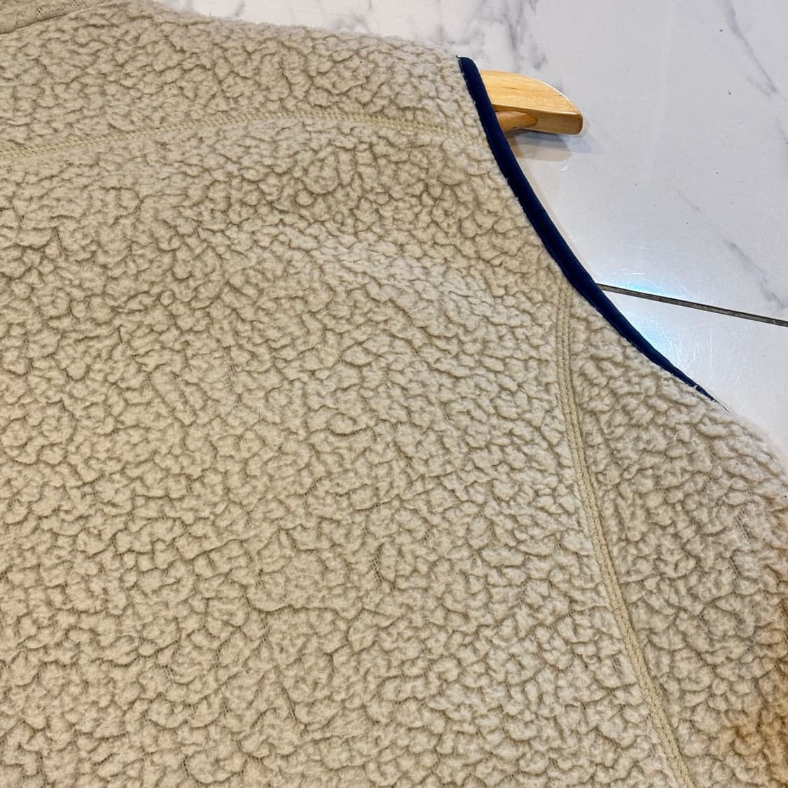 파타고니아 레트로파일 후리스 조끼 S 베이지 상품이미지7