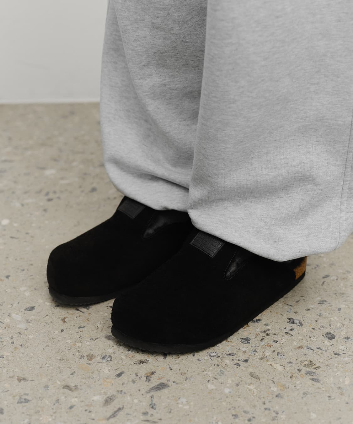 마리떼 스웨이드 스트랩 클로그 블랙 270 (새상품) 상품이미지6