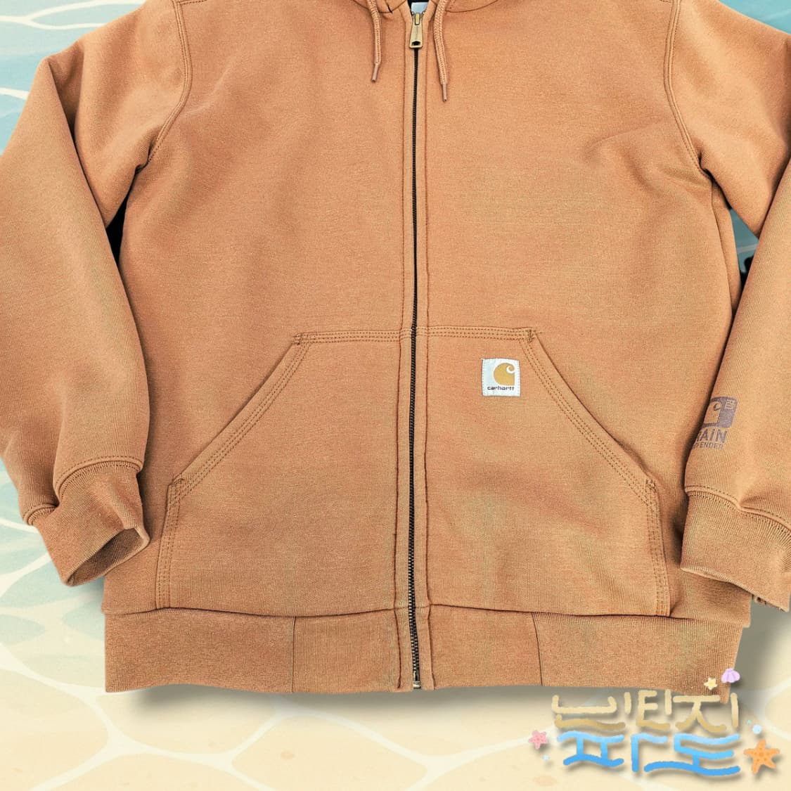 105 Carhartt 칼하트 레인디펜더 써멀 된장 후드집업 상품이미지3