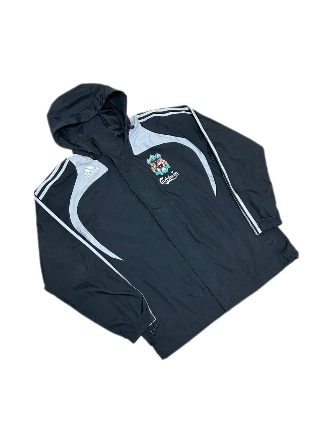 아디다스 08/09 리버풀 칼스버그 빅로고 바람막이 자켓 상품이미지1