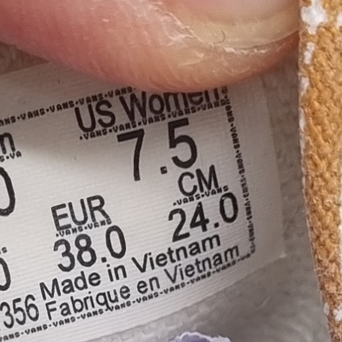 반스 에라 패치워크 여성스니커즈240 상품이미지6