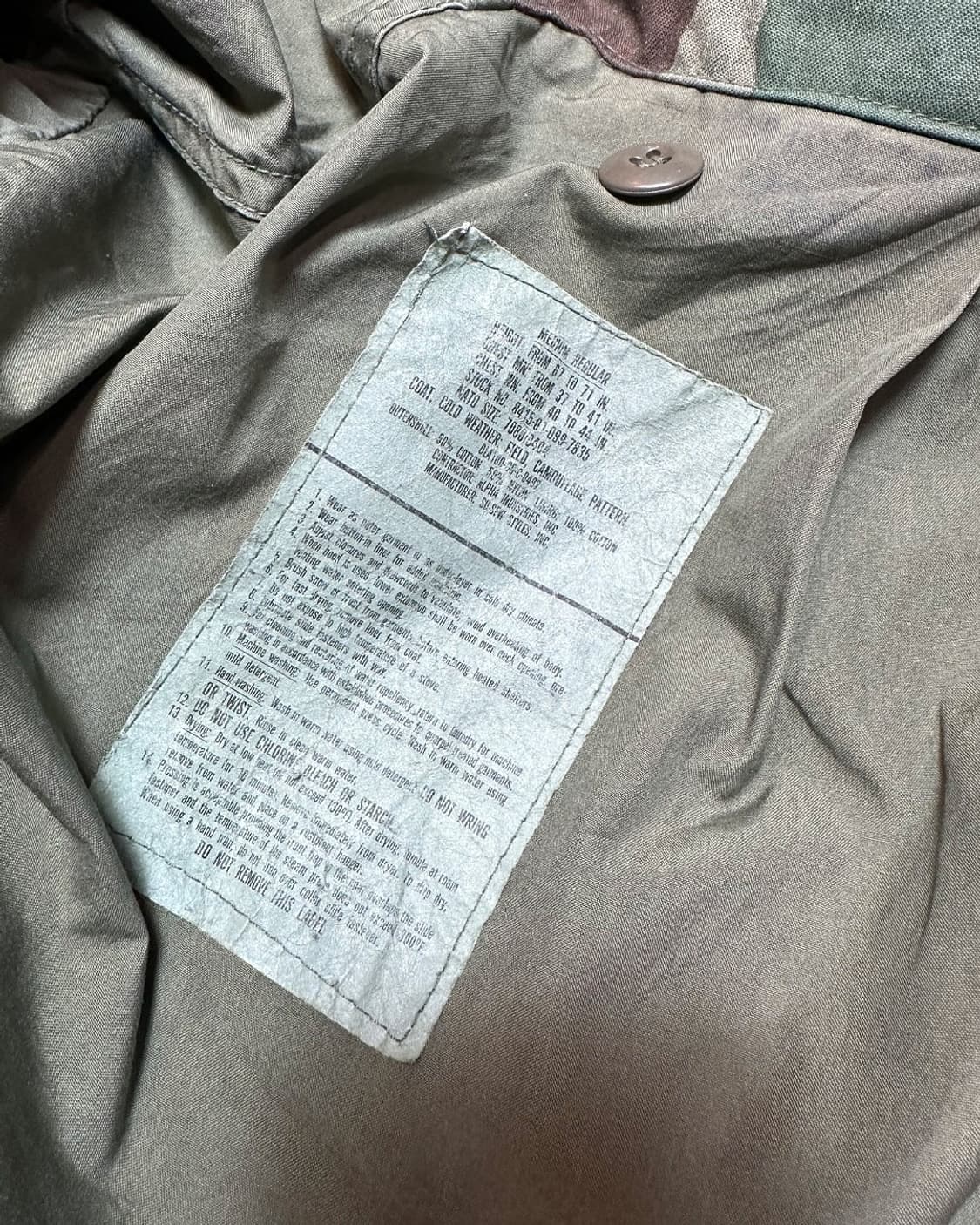 Us Army 미군 우드랜드 M65필드자켓 M-R 상품이미지8
