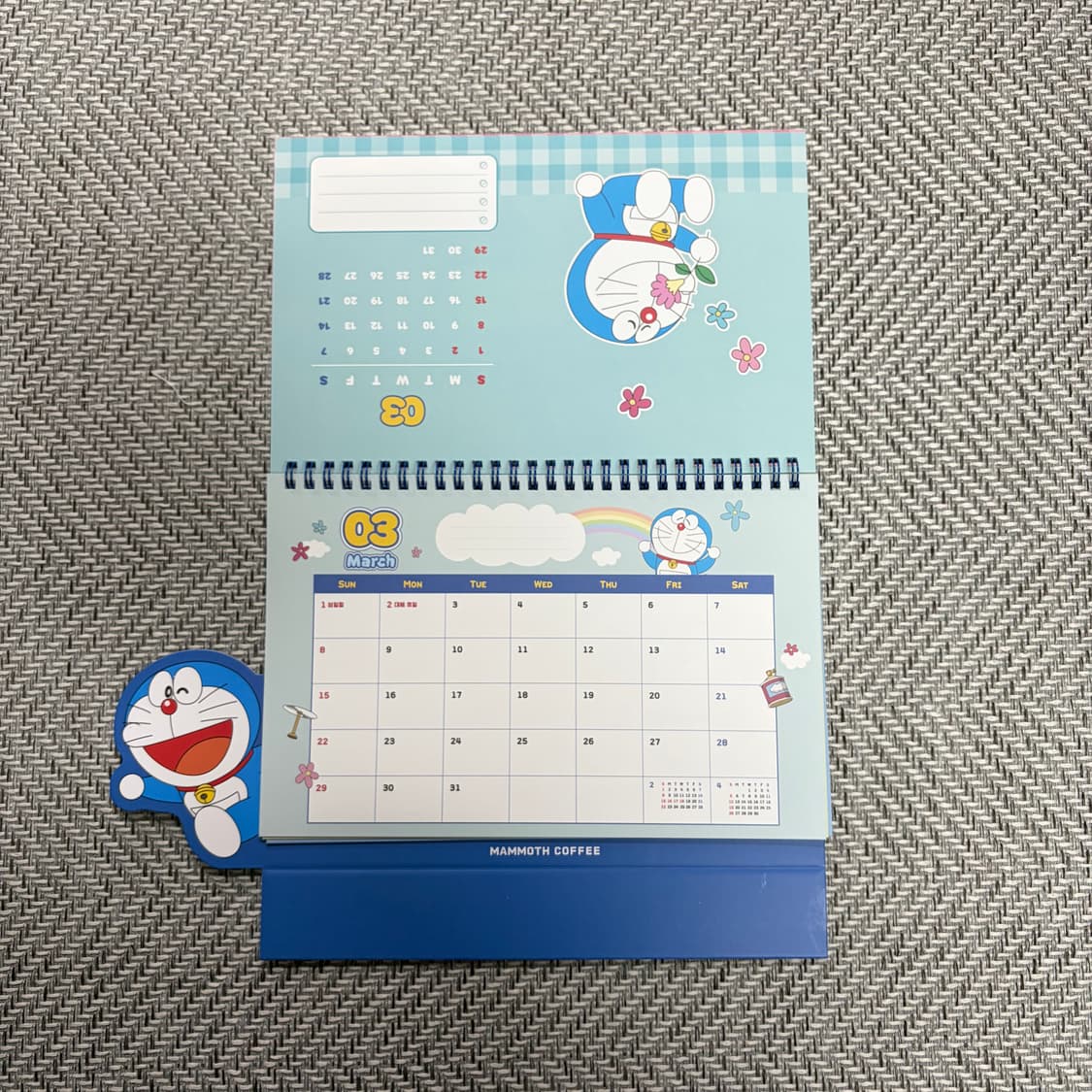 도라에몽 탁상달력 상품이미지2