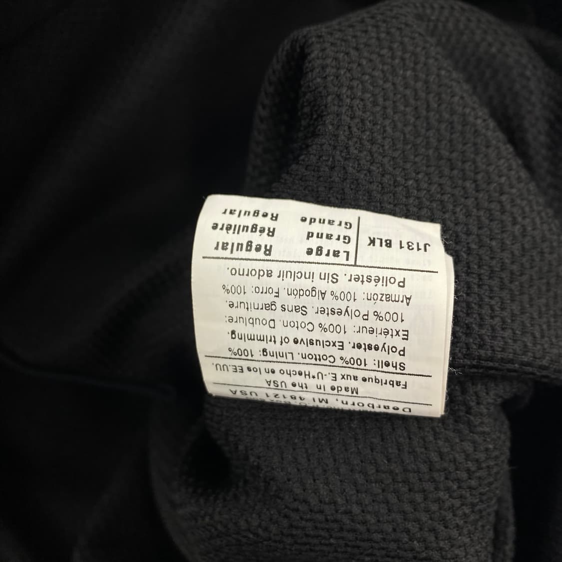 칼하트 USA OG J131 샌드스톤 블랙 덕 엑티브 워크 자켓 (105 상품이미지6