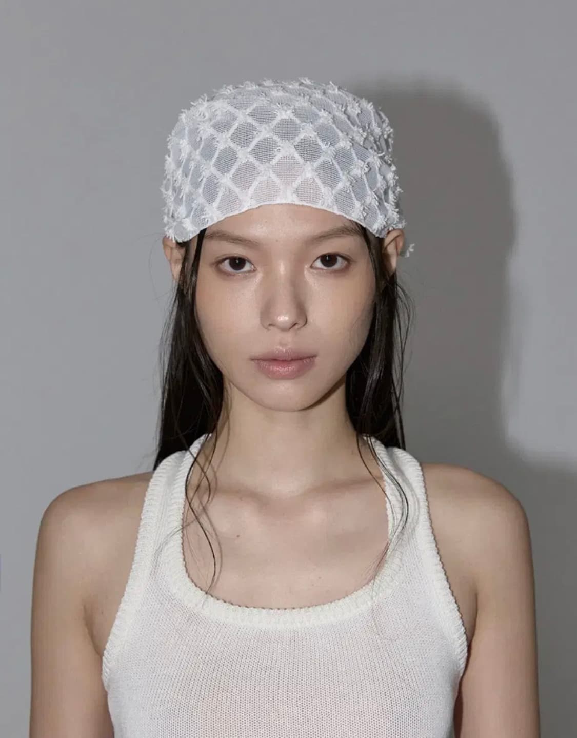 이네기 태슬 스카프 아이보리 상품이미지1