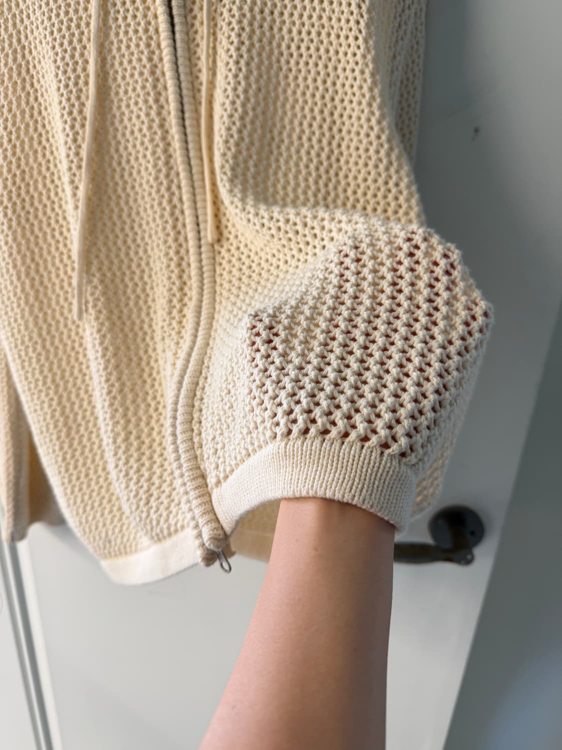 aeae 메쉬 니트 후드집업  상품이미지5