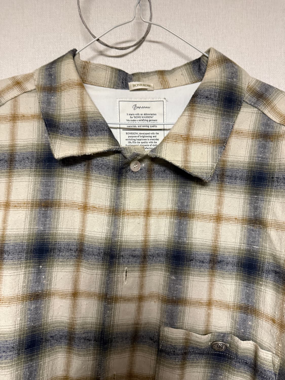 본로우 빈티지 셔츠 105 상품이미지4