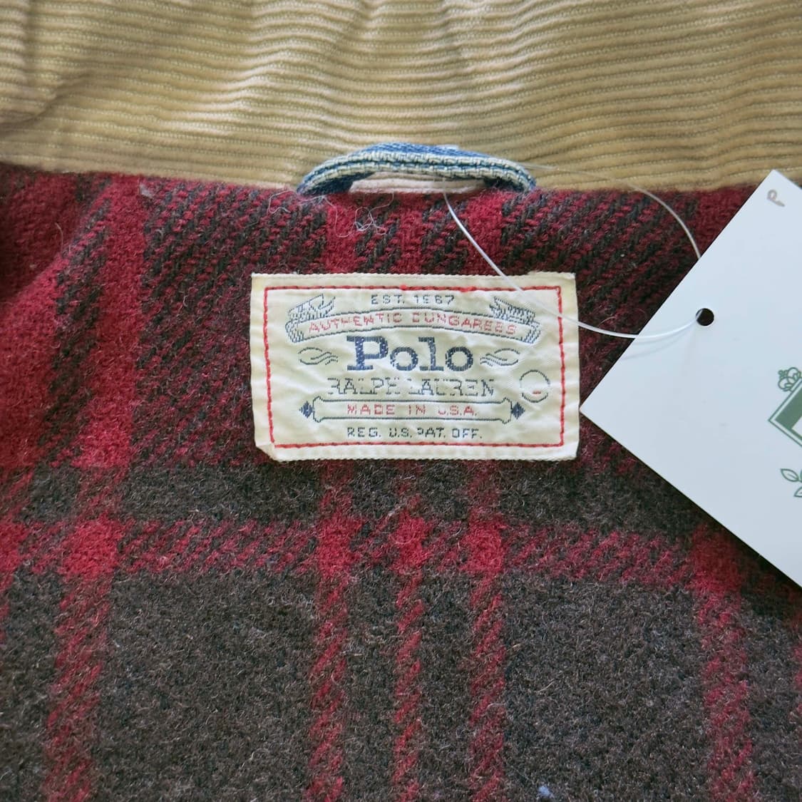 80s 폴로 랄프로렌 덩가리 데님 재킷 USA 상품이미지5