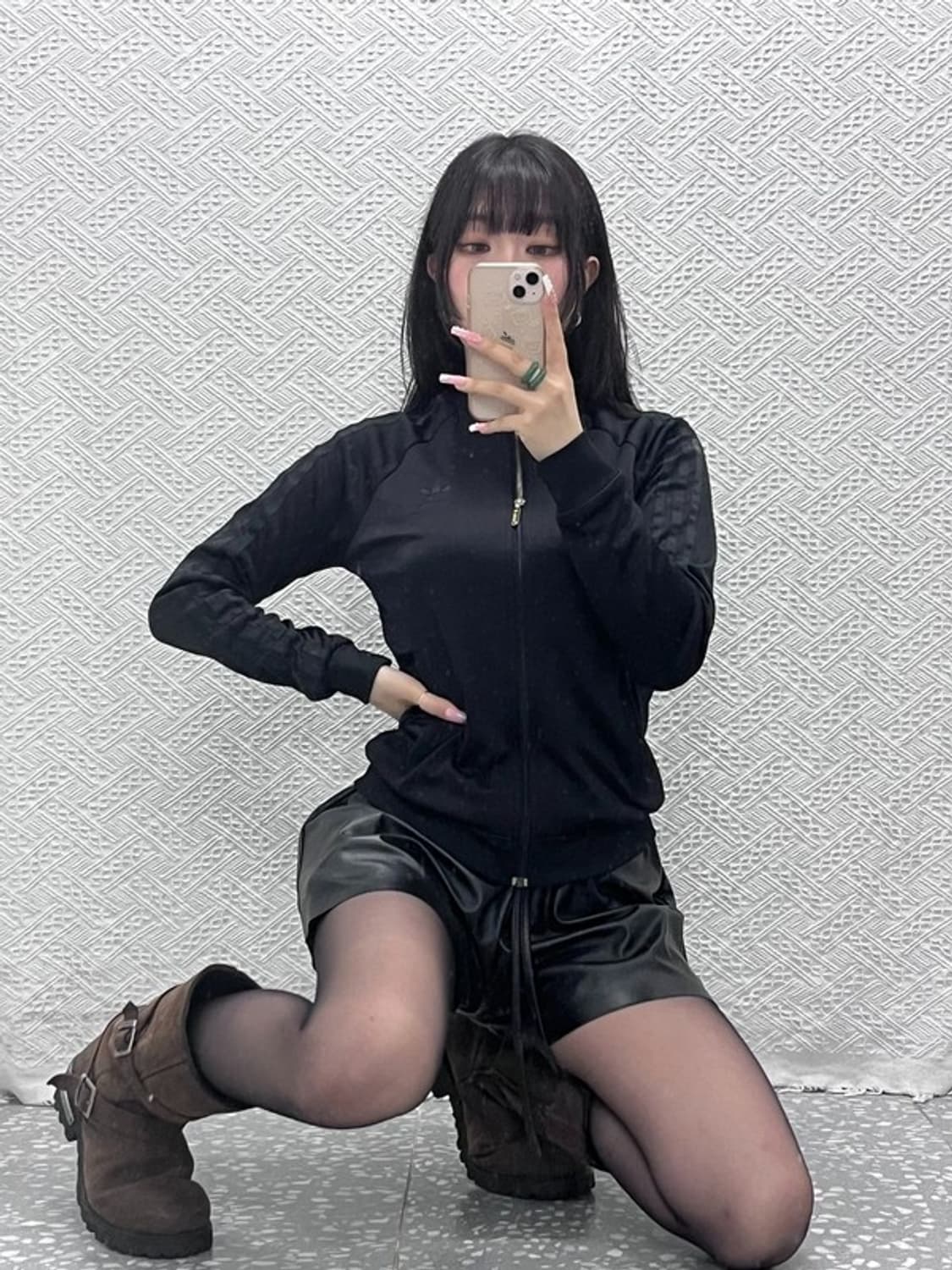 아디다스 유로파 슈퍼걸 락시크 올블랙 져지 집업 90 C12425 상품이미지1
