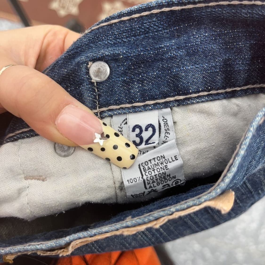 디젤 올드스쿨 레트로 빈티지 워싱 데님팬츠 32인치 C09678 상품이미지6