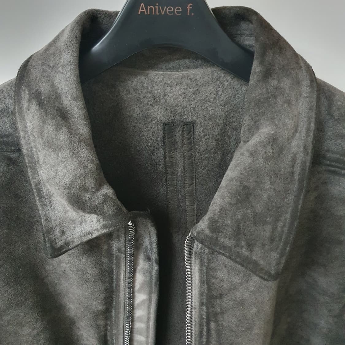 릭오웬스 다크쉐도우 몰스킨 zip front 자켓 상품이미지3