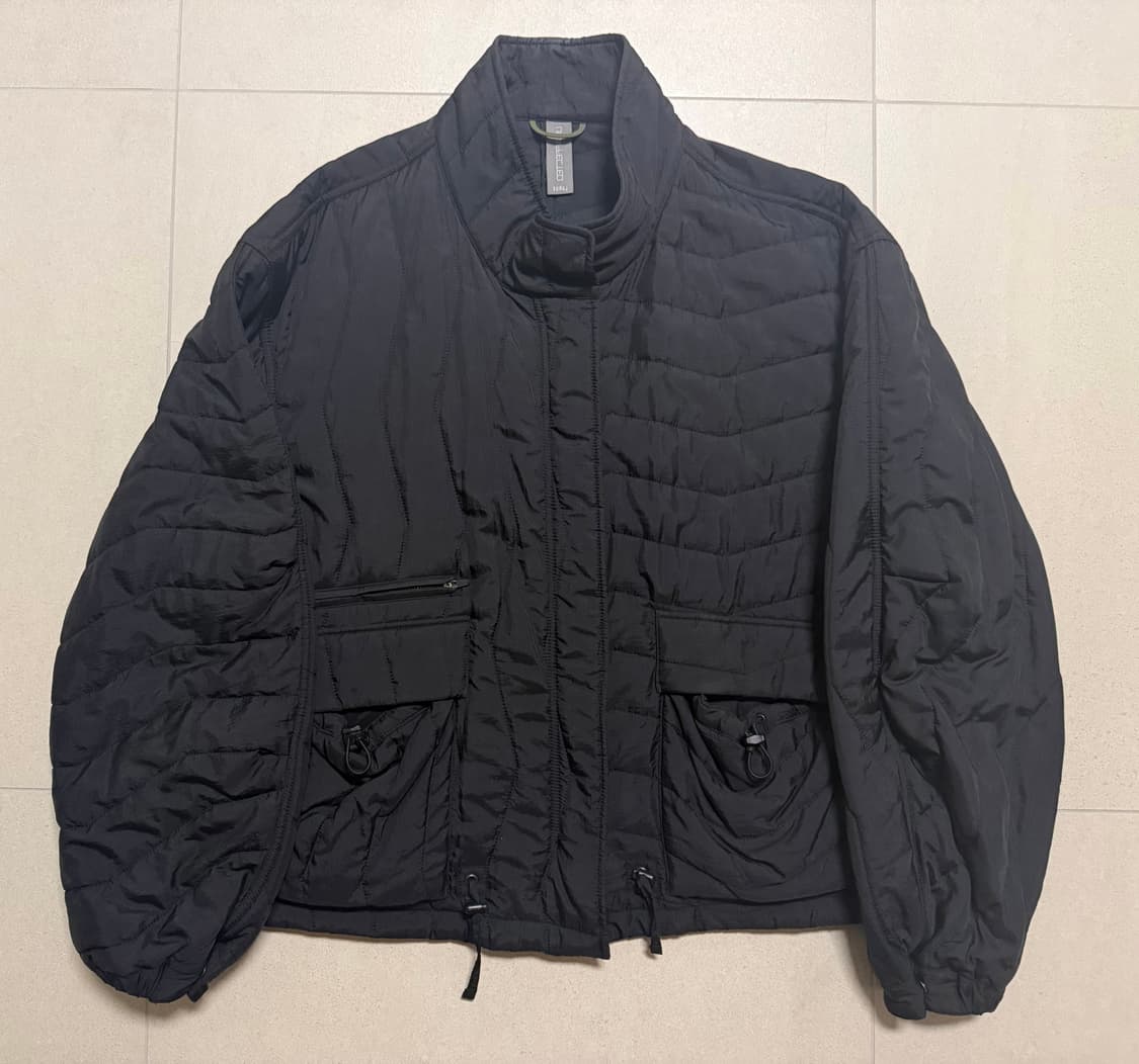 언어펙티드 퀼티드 블루종 블랙L 상품이미지2