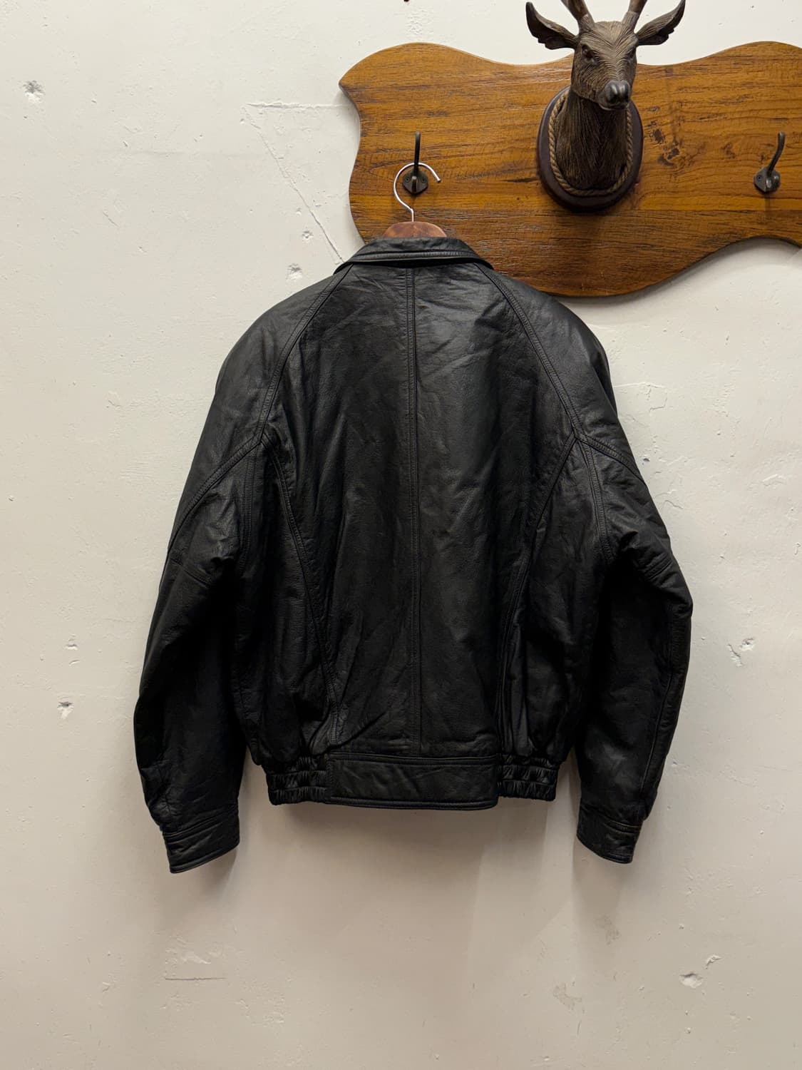 Type A-2 Flight Leather Bomber Jacket 상품이미지5