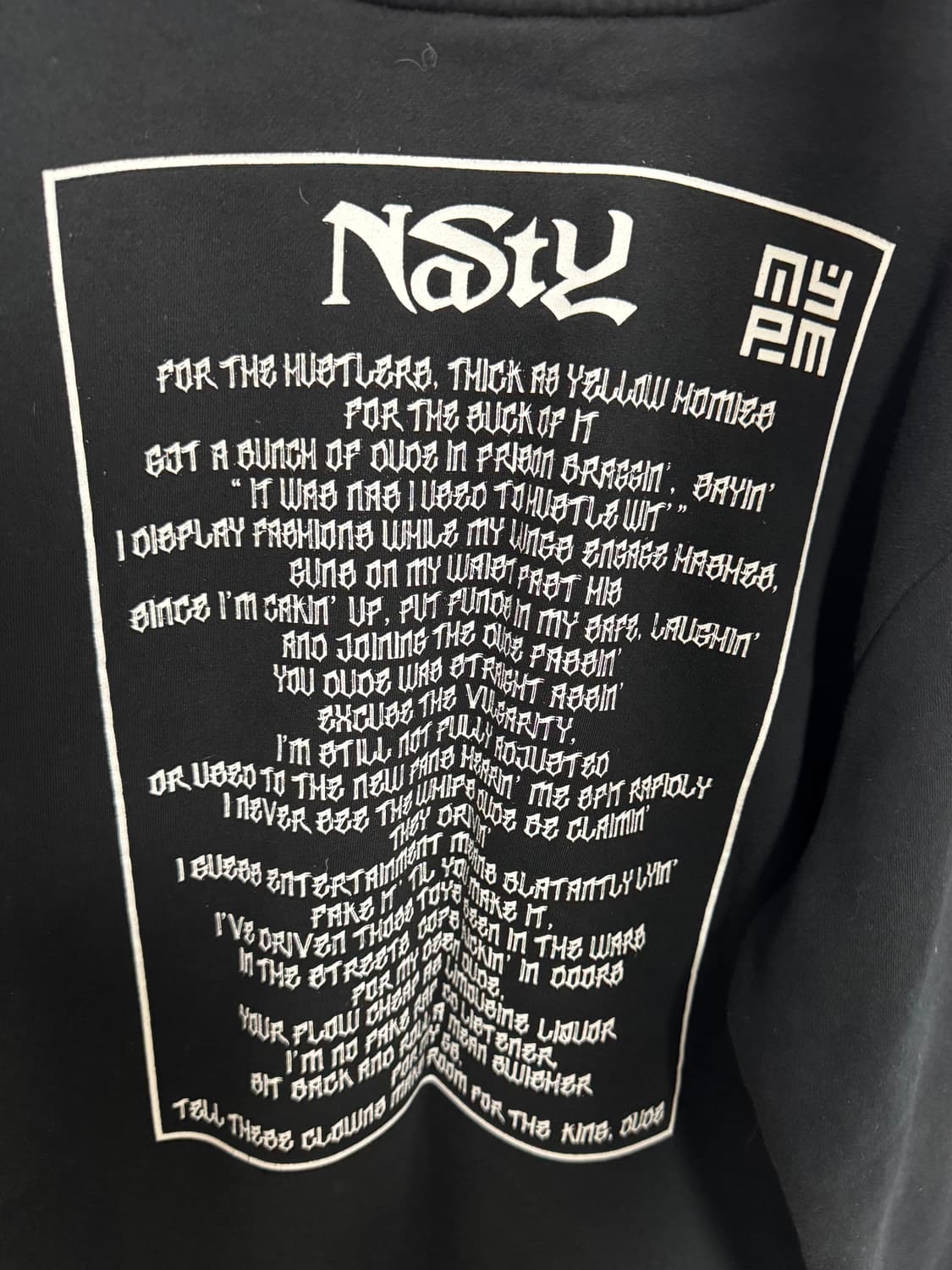 네스티킥 블랙 후드티 L 상품이미지5