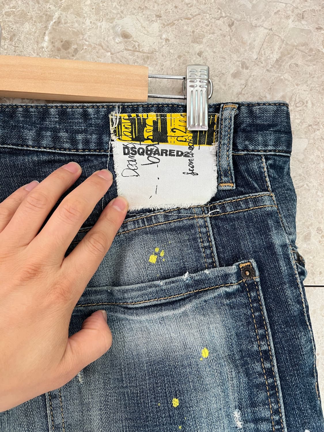 디스퀘어드2 페인트 스플래터 데님 48(34인치) 정품 상품이미지5