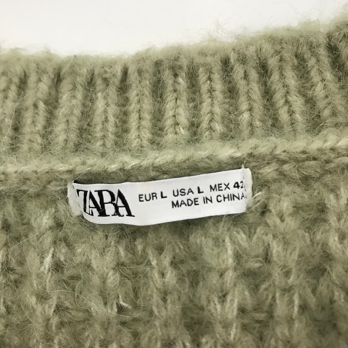 자라 알파카 혼방 하찌니트 [L] 상품이미지5