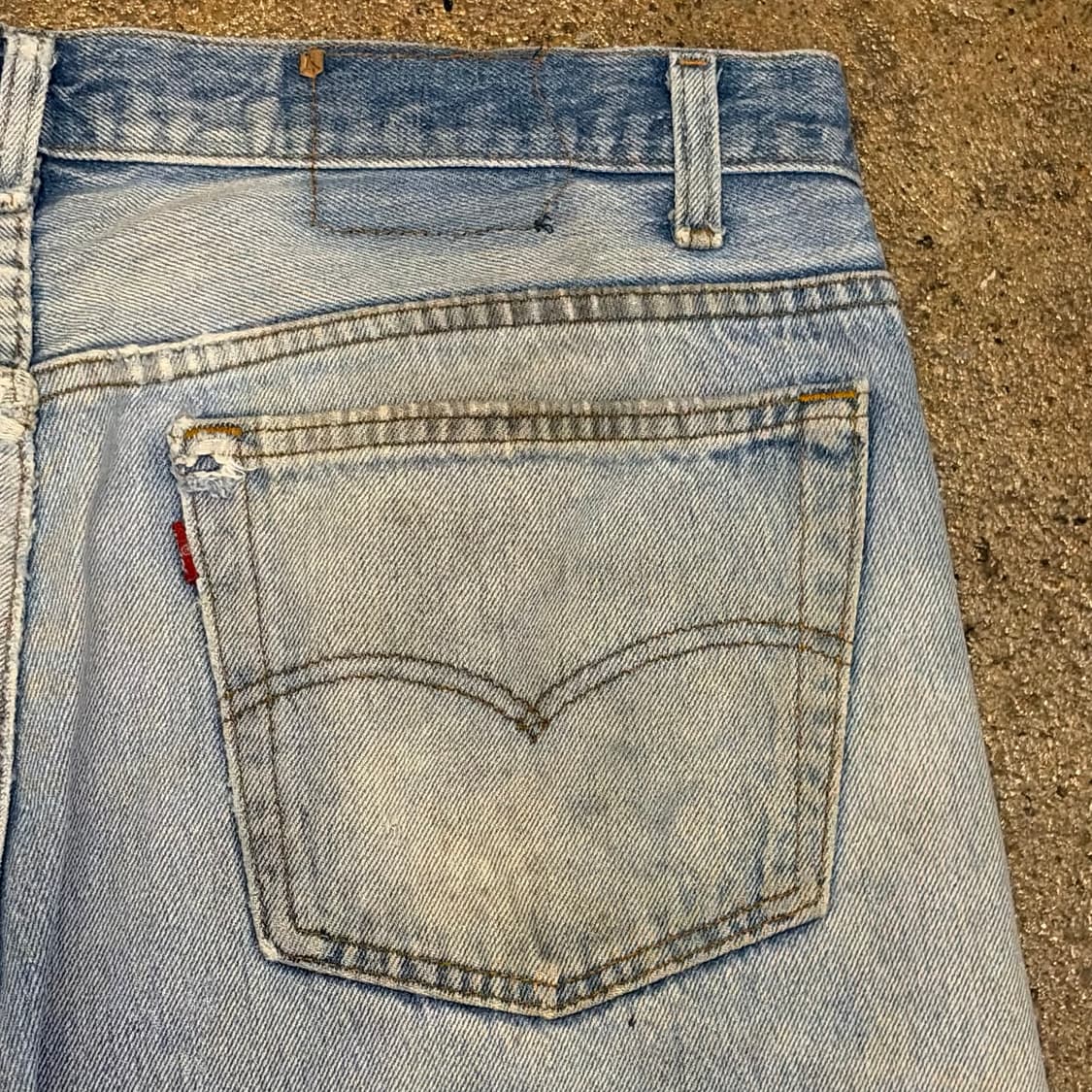 레어 90s Made in USA 빈티지 리바이스 501 청바지 데님팬츠 상품이미지10
