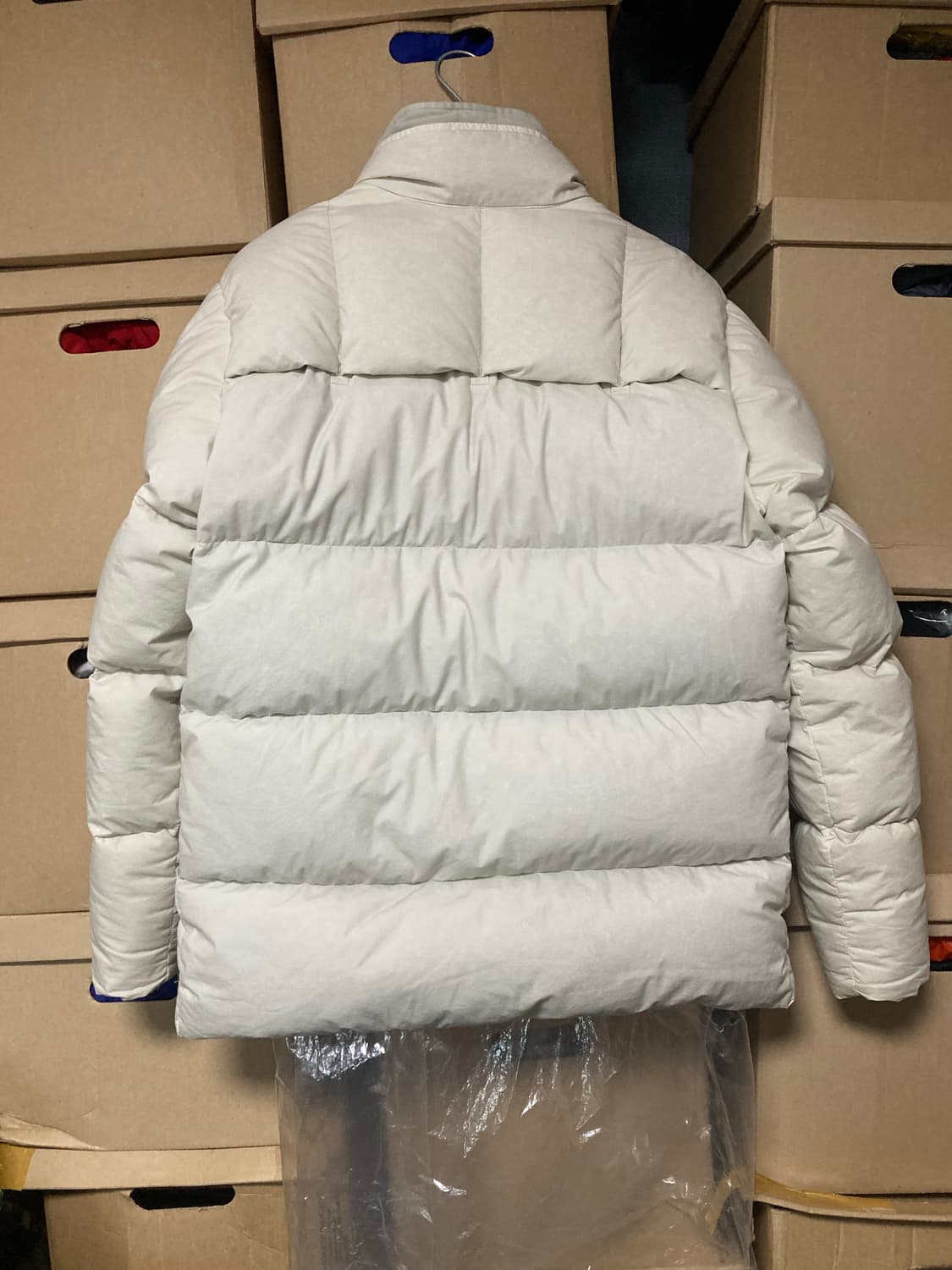 [M] 스톤아일랜드 레진 포플린 다운 TC 자켓 상품이미지2