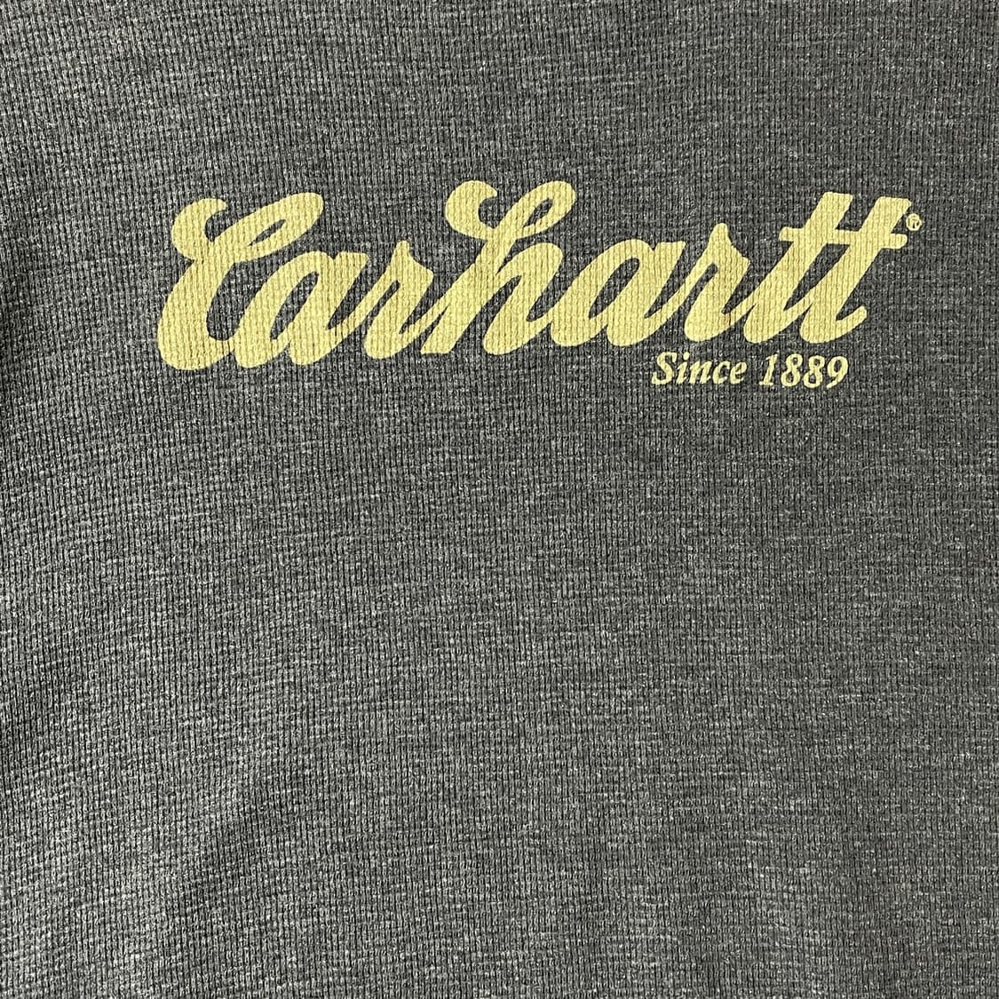 CARHARTT 칼하트 빈티지 그레이 와플 스웨트셔츠 A00391 상품이미지3