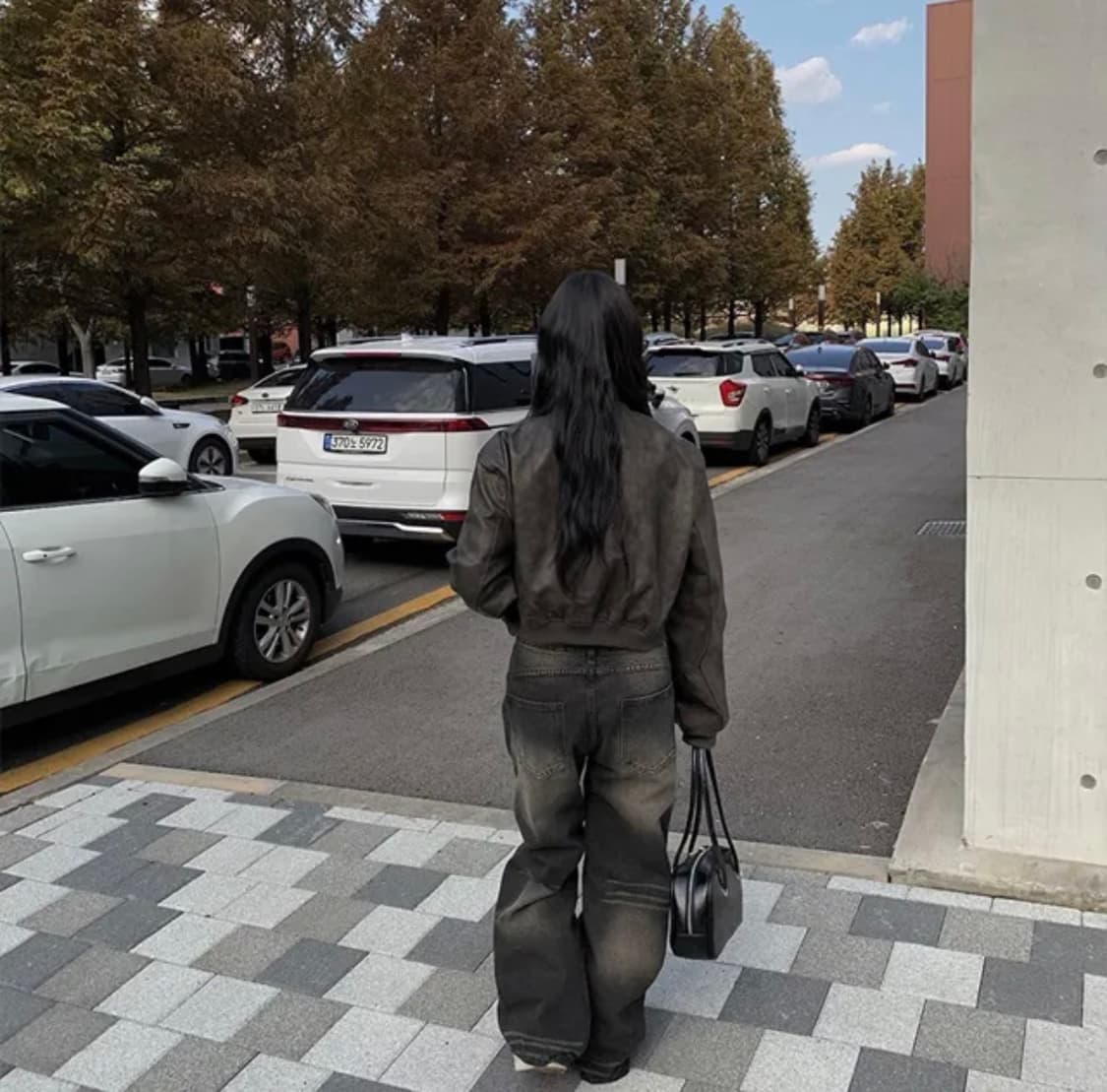 애니원모어 사루 레더 블루종 자켓 레더 점퍼 상품이미지7