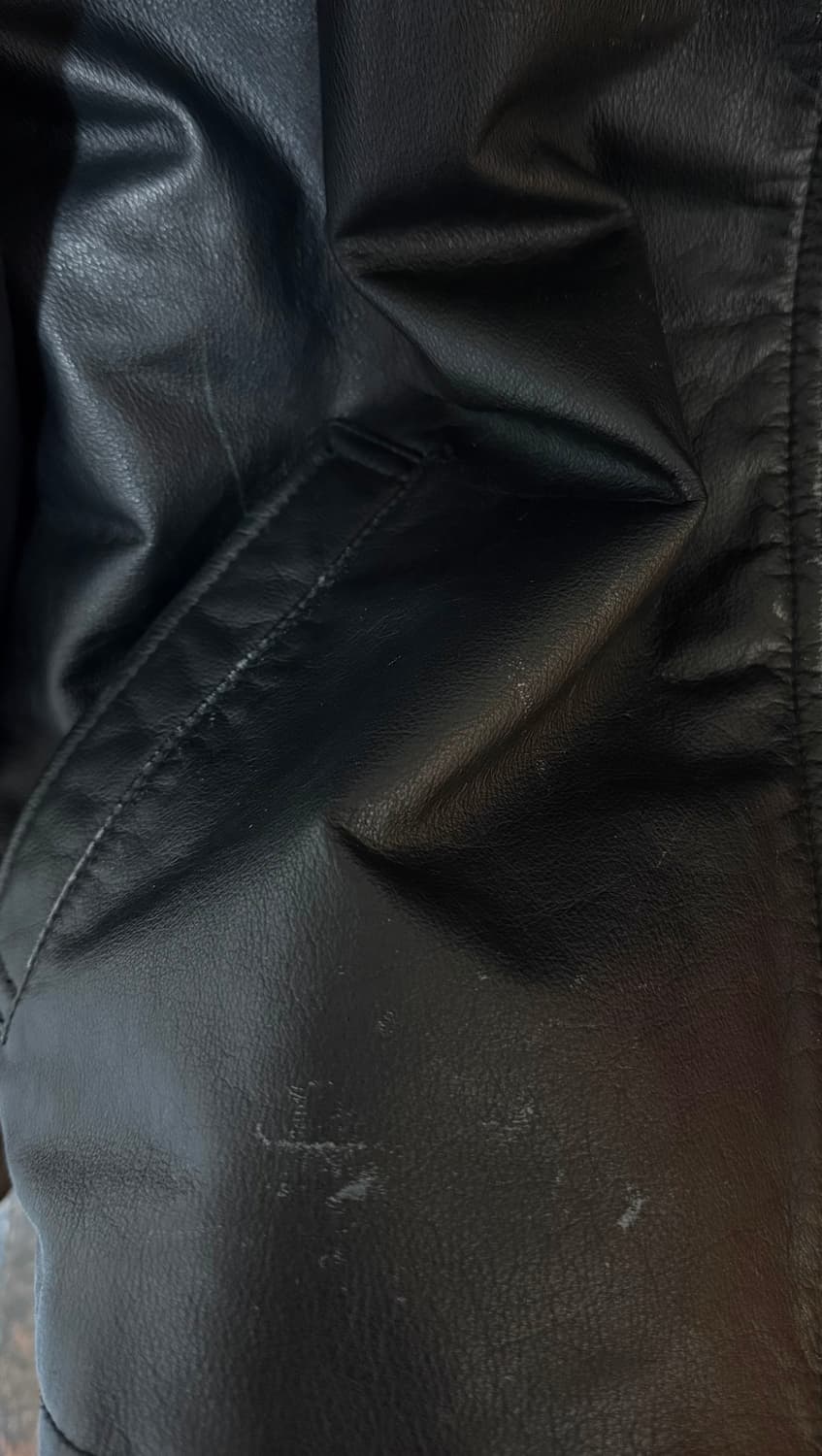 L) 올드 갭 gap 레더 자켓 상품이미지3