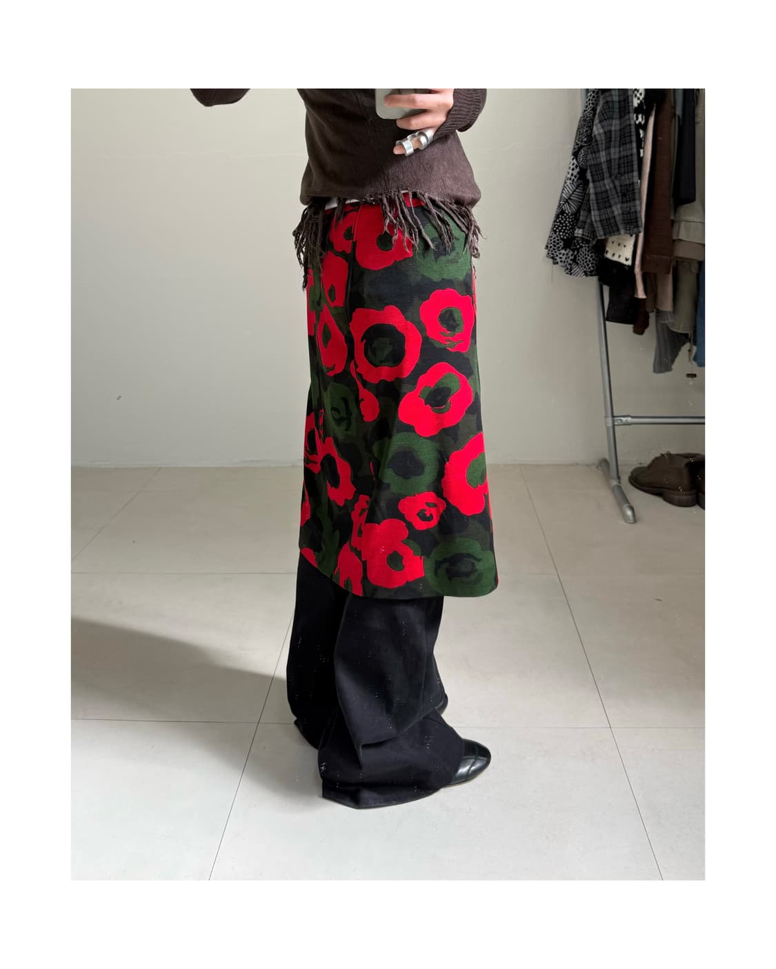 빈티지 플로랄 스커트 상품이미지2