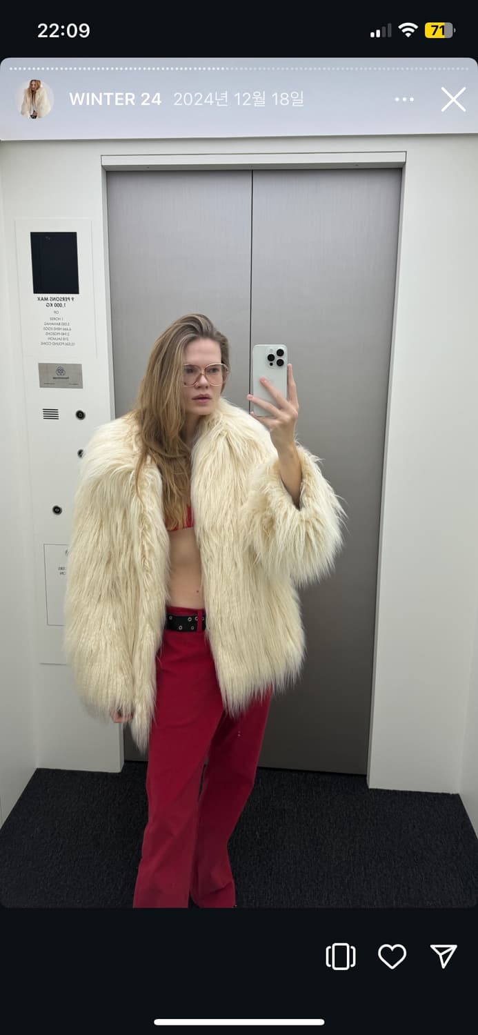 (삽니다) 데어드 퍼자켓 SHEARING FAUX FUR JACKET  상품이미지3