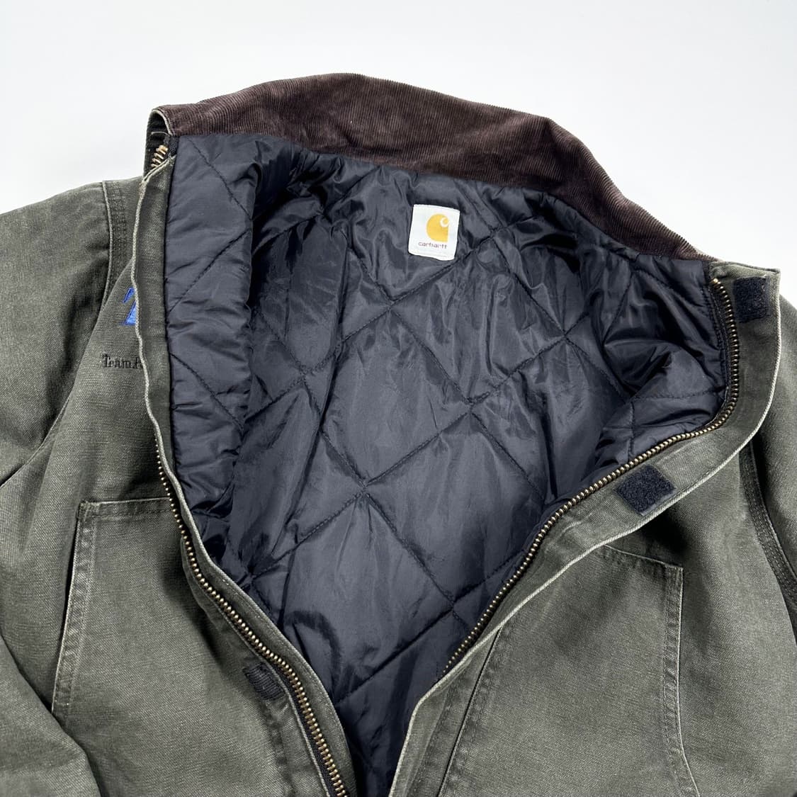 칼하트 오리지널 C03 모스그린 워크자켓 (L) 상품이미지9