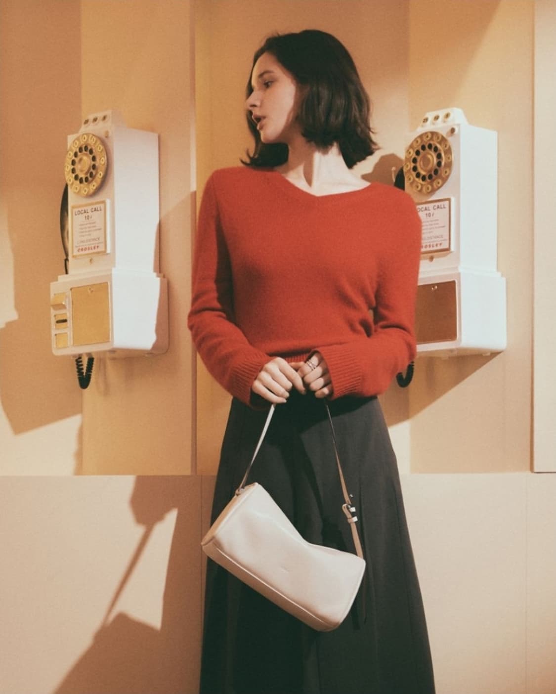 [로사케이] 뉴비에누아 바게트 숄더 SS_IV 상품이미지1