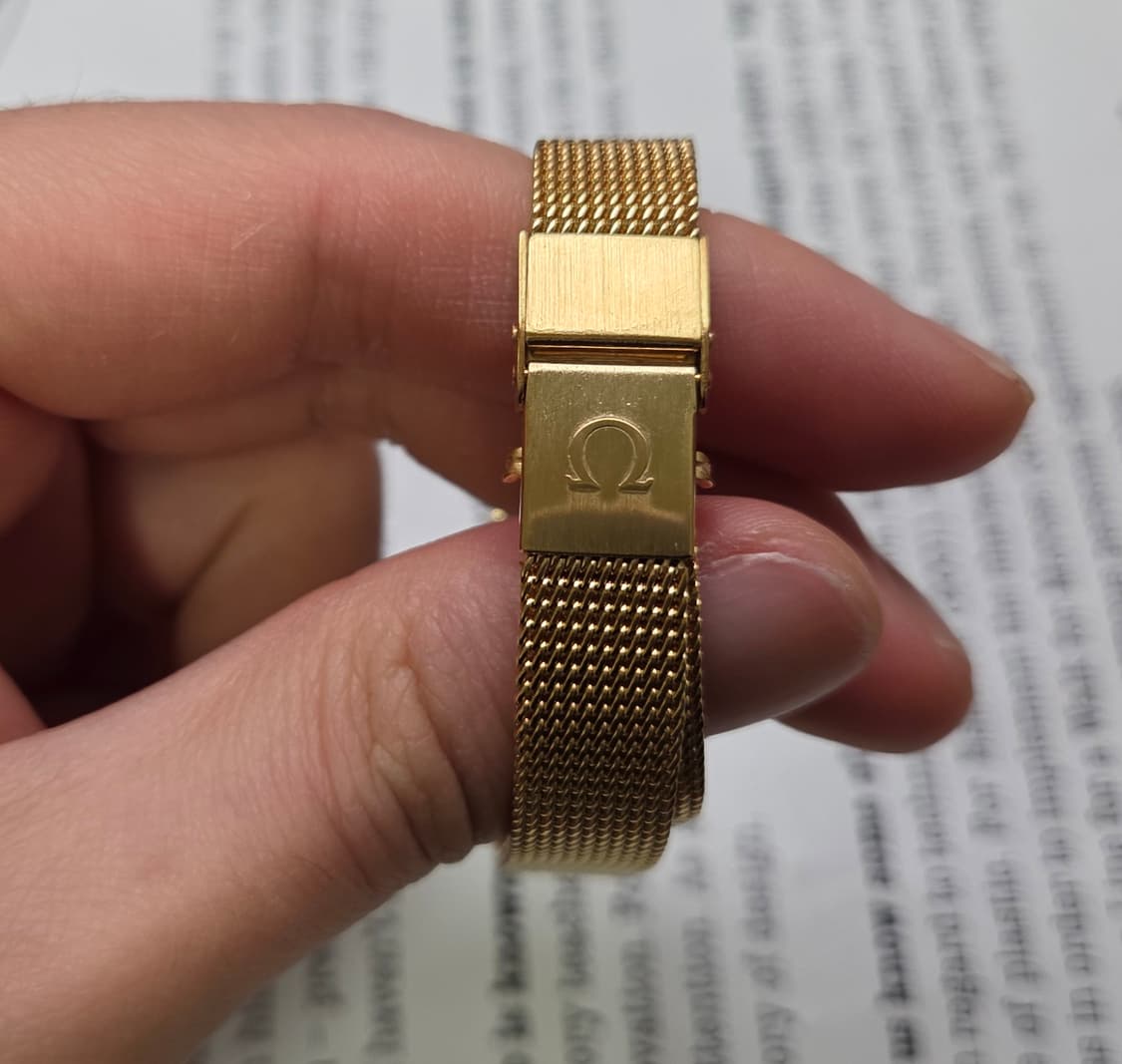 빈티지 오메가 드빌 탱크 민트 각유리 여성용 메쉬 브레이슬릿 ver. 상품이미지8