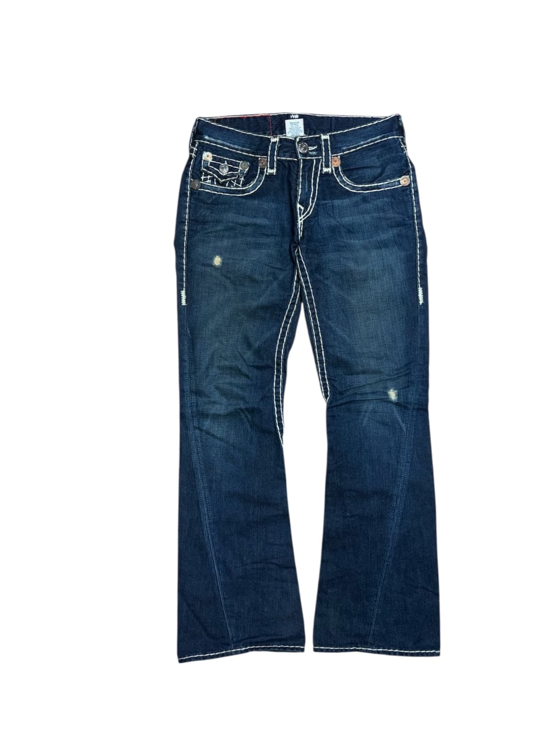 트루릴리전 조이 슈퍼 티 부츠컷 스티치 데님 상품이미지1