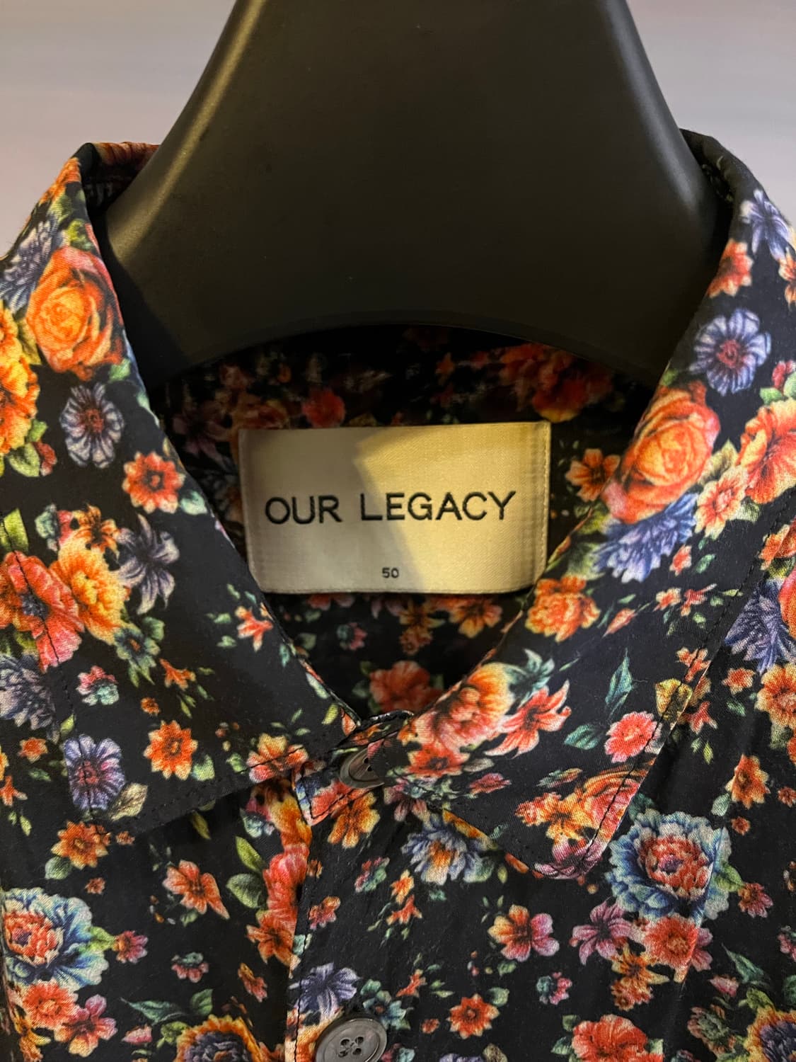 아워레거시 실키 플로럴 셔츠 상품이미지2