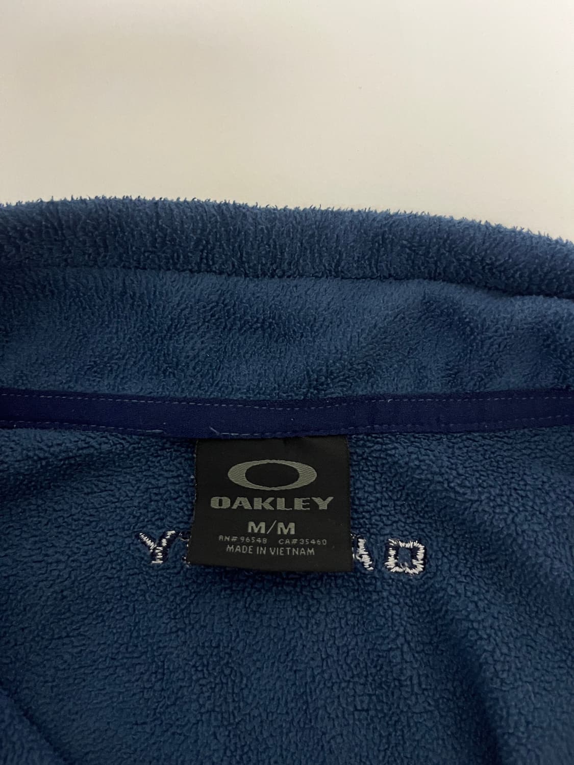 오클리 90s/y2k 네이비블루 플리스 집업 상품이미지6