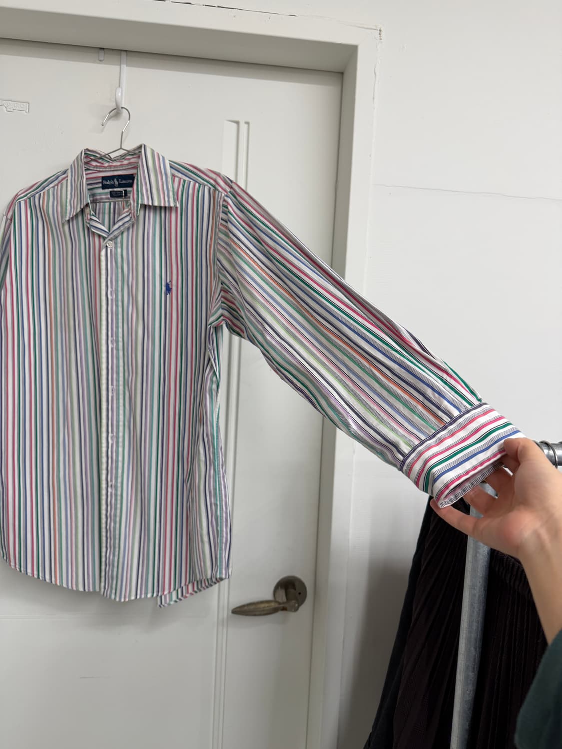 폴로 랄프로렌 멀티컬러 네이비포니 셔츠 상품이미지8